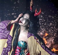 制作に1か月かかった清姫の衣装