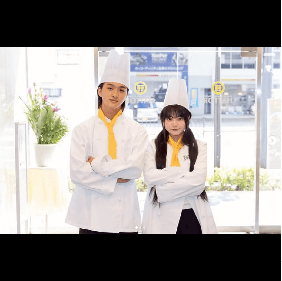 永瀬碧のインスタグラム（＠isin_odensin.o8）より