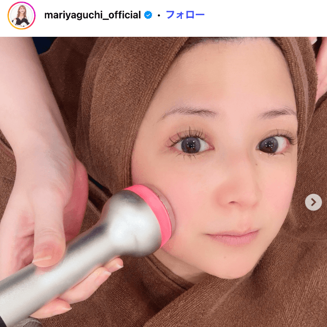 矢口真里さん　Instagramより