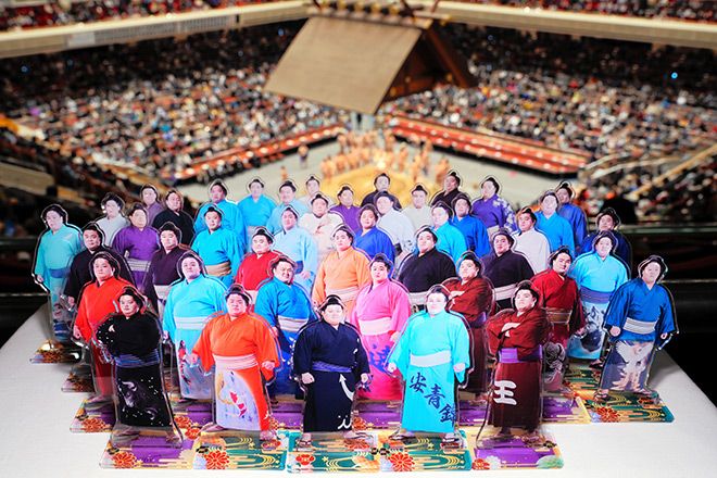 Sumo Fans SUMO/ Fans charmed by wrestlers clad in personalized summer kimono ...