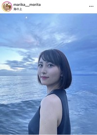 森田真理華アナのインスタグラム＠marika__moritaより