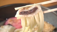 うどんとあんもちの相性やいかに？