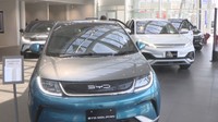世界大手の電気自動車メーカー「BYD」のショールームが岡山市に20日オープン　中国地方初