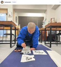 アキナの山名さん（本人の書道アカウント@bunkyoukaiから）