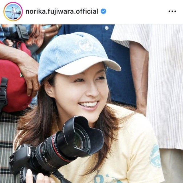 藤原紀香インスタグラム＠norika.fujiwara.officialより