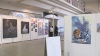 香川短期大学のデザイン・アートコースの卒業制作展（香川・宇多津町）