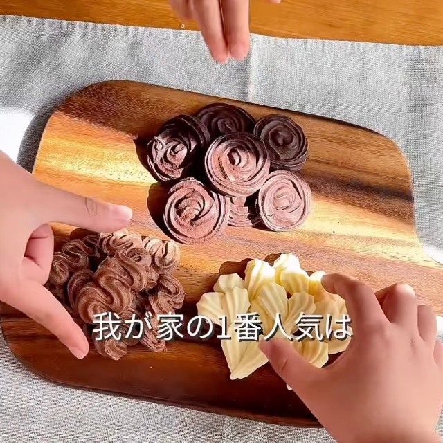 焼きチョコ3種を作って家族で食べ比べ！1位はホワイトチョコ♡（提供：@chill_stock_oyatsuさん）