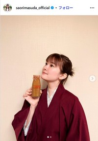 増田紗織アナウンサーのインスタグラム＠saorimasuda_officialより