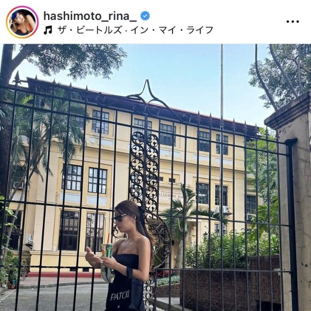 橋本梨菜インスタグラム＠hashimoto_rina_より