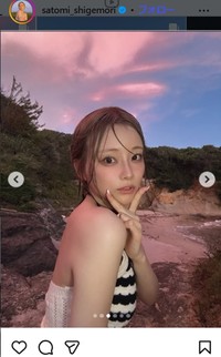 重盛さと美のインスタグラム＠satomi_shigemoriより