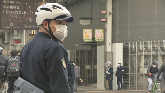「自転車等指導取締りマイスター」が指導・取り締まり　高松市兵庫町