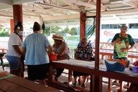 ニウエの朝市の様子