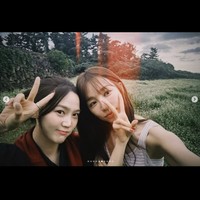OH MY GIRL・ヒョジョンの公式インスタグラム@candyz_hyojungより（左から）OH MY GIRL・ヒョジョン、ユン・ウネ