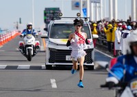 ３区、力走する中大・本間（代表撮影）＝2026年1月2日撮影