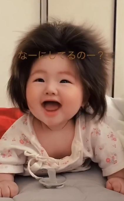 顔を上げてニッコリ笑顔！（提供：reidayon123さん）