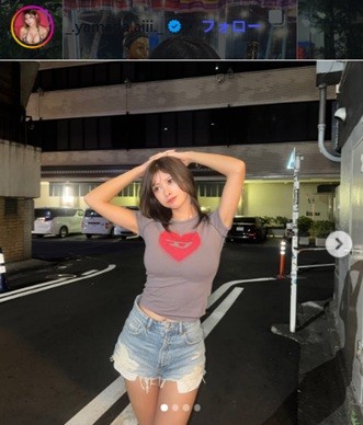 山田あいのインスタグラム＠_.yamada.aiii._より