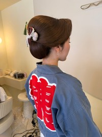 浜松まつりのヘアセット7