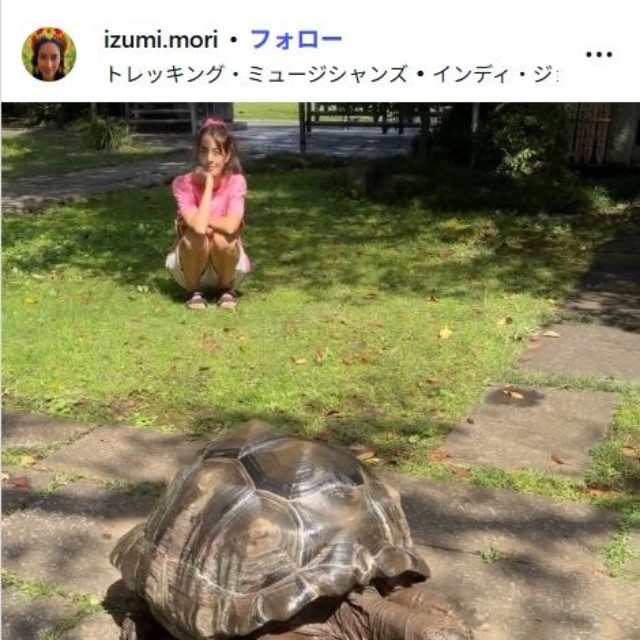 森泉のインスタグラム@izumi.moriより