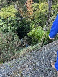 約30mの高さから落下／Harukaさん（@gongqiyao0414）提供