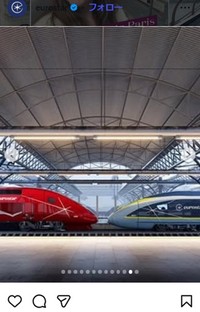 ユーロスターのインスタグラム＠eurostarより
