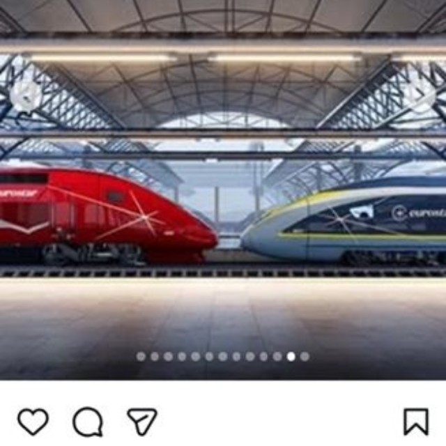 ユーロスターのインスタグラム＠eurostarより