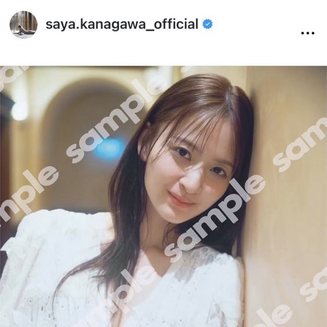 金川紗耶のインスタグラム＠saya.kanagawa_officialより
