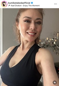 武田久美子インスタグラム（＠kumikotakedaofficial）より