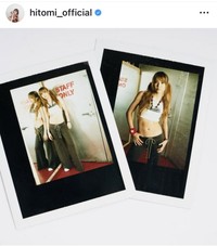 hitomiのインスタグラム＠hitomi_officialより