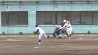 津山が終盤に津山高専を突き放し2回戦へ【夏の高校野球 岡山大会】13日