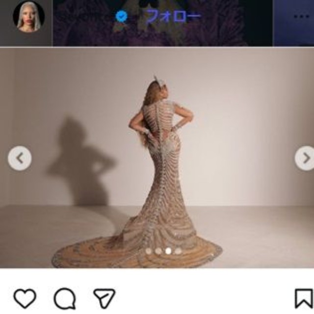 ビヨンセのインスタグラム＠beyonceより