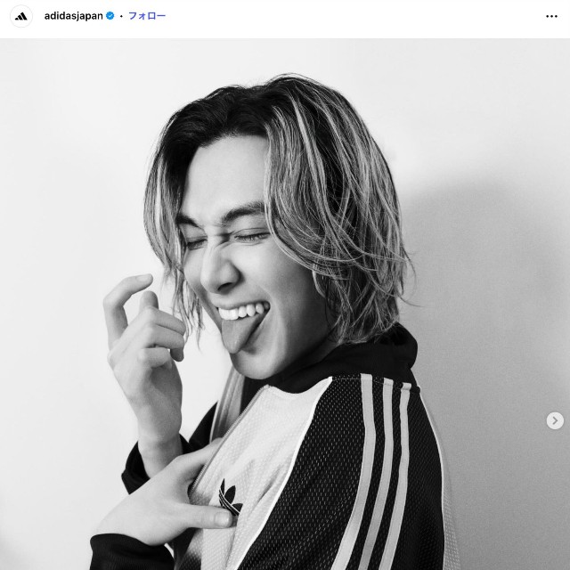 アディダスの公式インスタグラム「adidasjapan」から