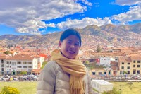 旅行で訪れたペルー南部の観光都市クスコの街並み＝ゆきさん提供
