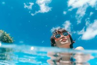 水の中でも汗をかく