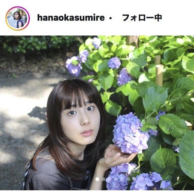 花岡すみれのインスタグラム＠hanaokasumireより