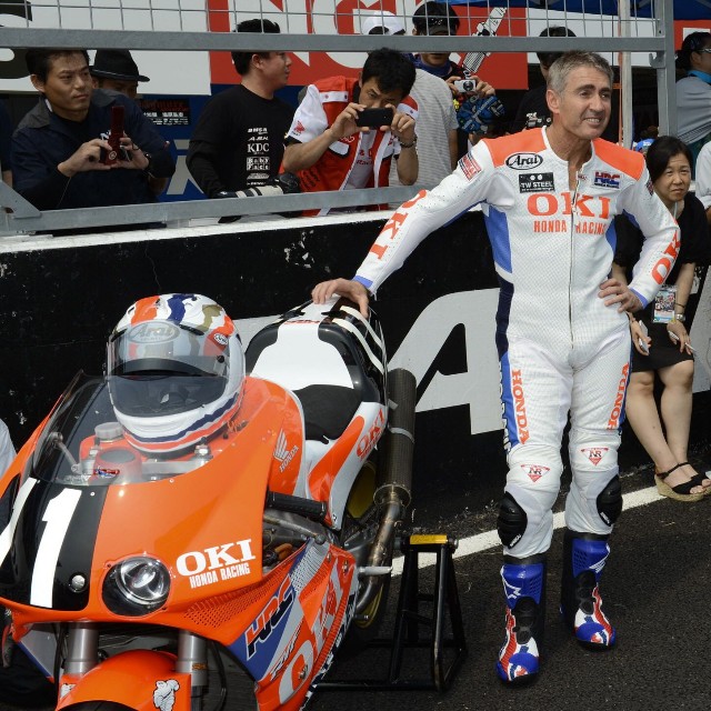 ミック・ドゥーハン氏＝三重県・鈴鹿サーキット、2012年7月29日撮影