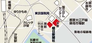 アクセスマップ 会社案内 朝日新聞社の会社案内