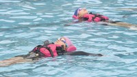 着用の効果は？　小学校でライフジャケット活用した水泳授業　香川県教委は無料貸し出し事業も