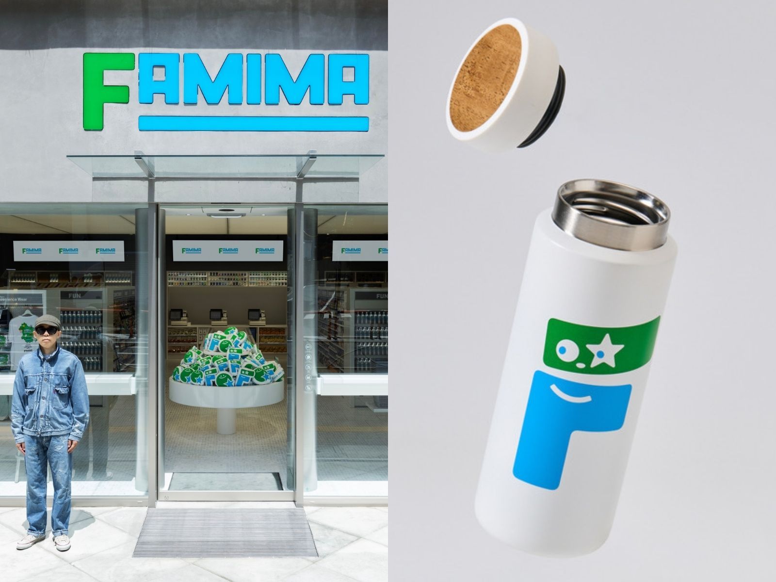 NIGO 麻布台　限定 オープン記念シール R-1 ファミマ 旗艦店 箔 今日は大行列かな【ファミマ】世界で唯一のNIGO®︎氏が手掛ける旗艦店