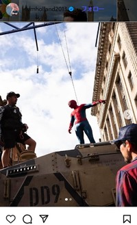 トム・ホランドのインスタグラム＠tomholland2013より