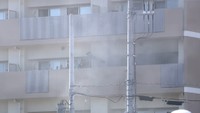 【速報】岡山市北区野田の市営住宅で火事　けが人の情報なし
