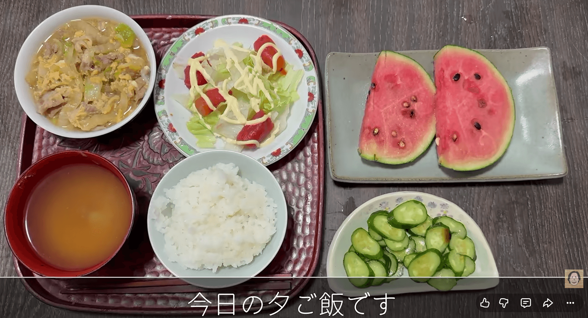 夕食。野菜は半自給自足（画像提供：きのえのプレイランド）