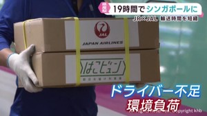 ＪＲ東日本とＪＡＬが連携　宮城県産の梨をワンストップでシンガポールへ輸出