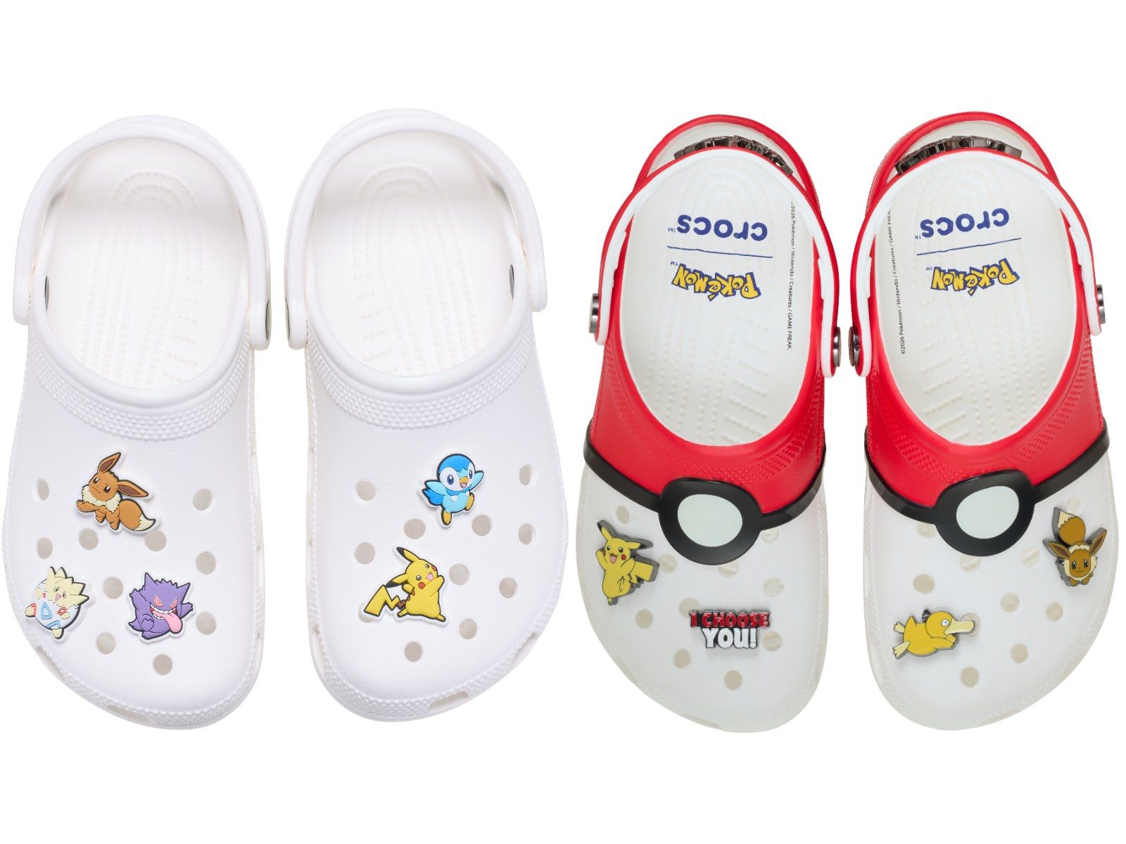 今日はどの子と出かける？ 【クロックス】ポケモン30周年限定モデルが