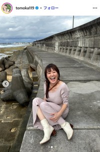 竹中知華のインスタグラム＠tomoka119より