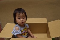 0歳11カ月（イベントの片付けの最中に遊びで撮った一枚）／ミコフォトさん（@mi.ko.photo）提供