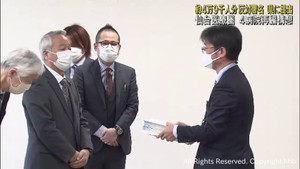 宮城県の４病院再編構想　７団体が反対の署名約４万９０００人分を提出