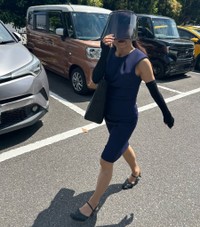 もはや溶接工！？母親のいかつすぎる紫外線対策（提供写真）