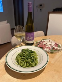 フェンネルを使ったジェノベーゼ／パパイヤの東京飯（@papaya_tokyodate）さん提供