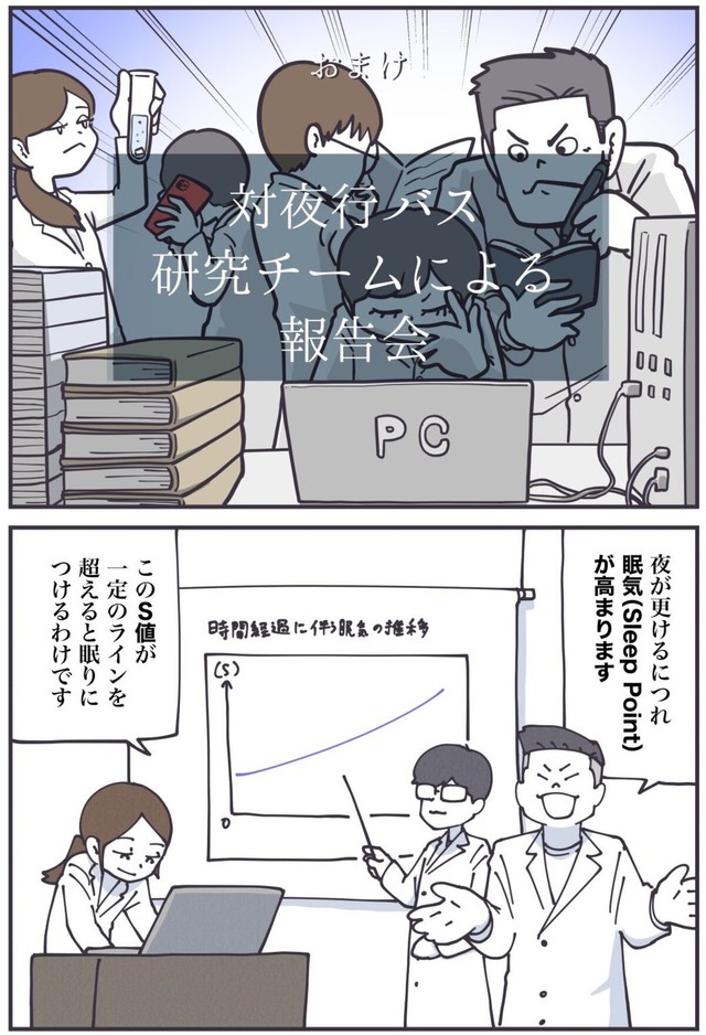 【漫画】『【快眠】夜行バスで眠れない全ての人へ…』8（秋野ひろさん提供）