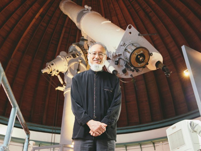 渡部潤一さん「賢治と『星』を見る」インタビューフォト集｜好書好日
